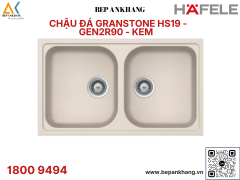 CHẬU ĐÁ GRANSTONE HAFELE MÀU KEM HS19 - GEN2R90 - 570.35.480